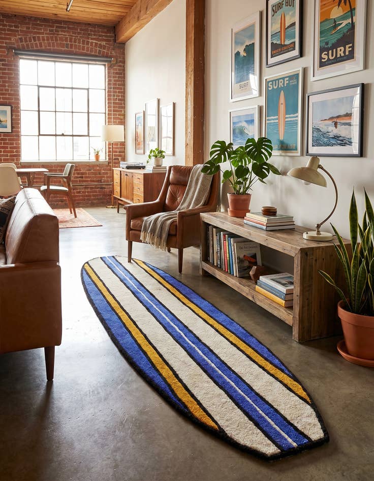Detail image of 2' x 9' Hand Tufted Wool Runner Rug
