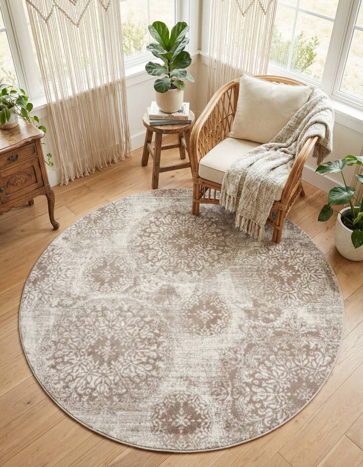 Detail image of 7' x 7' Monte Carlo Round Rug