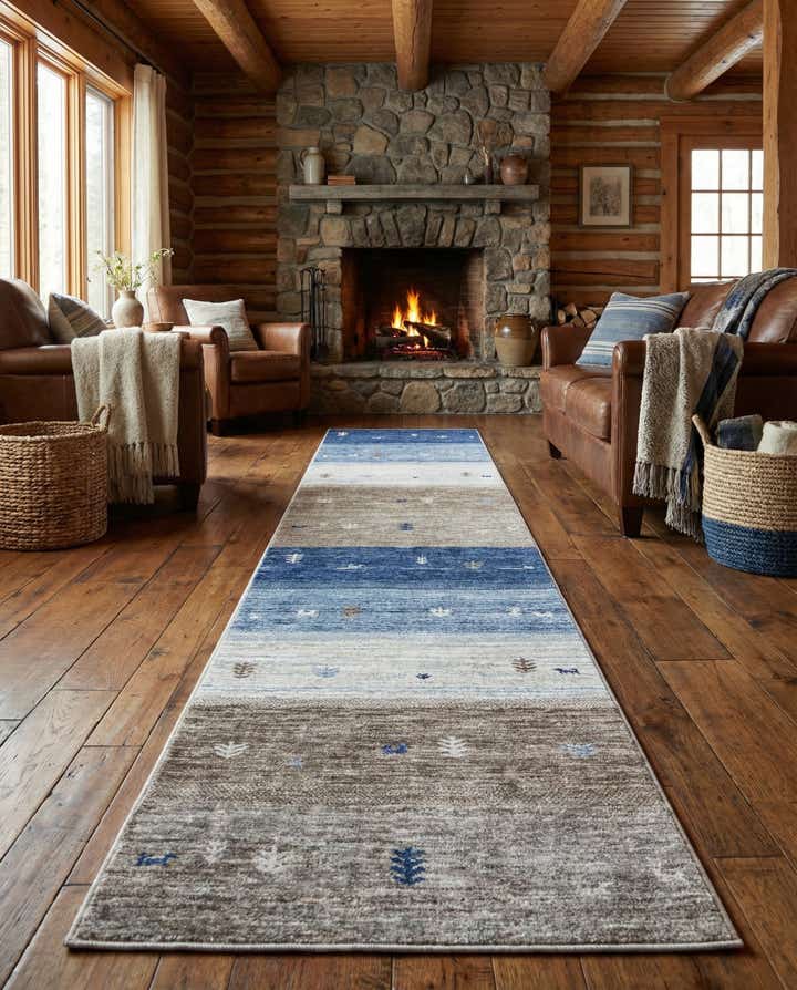 2' 7 x 12' Gabbeh Runner Rug