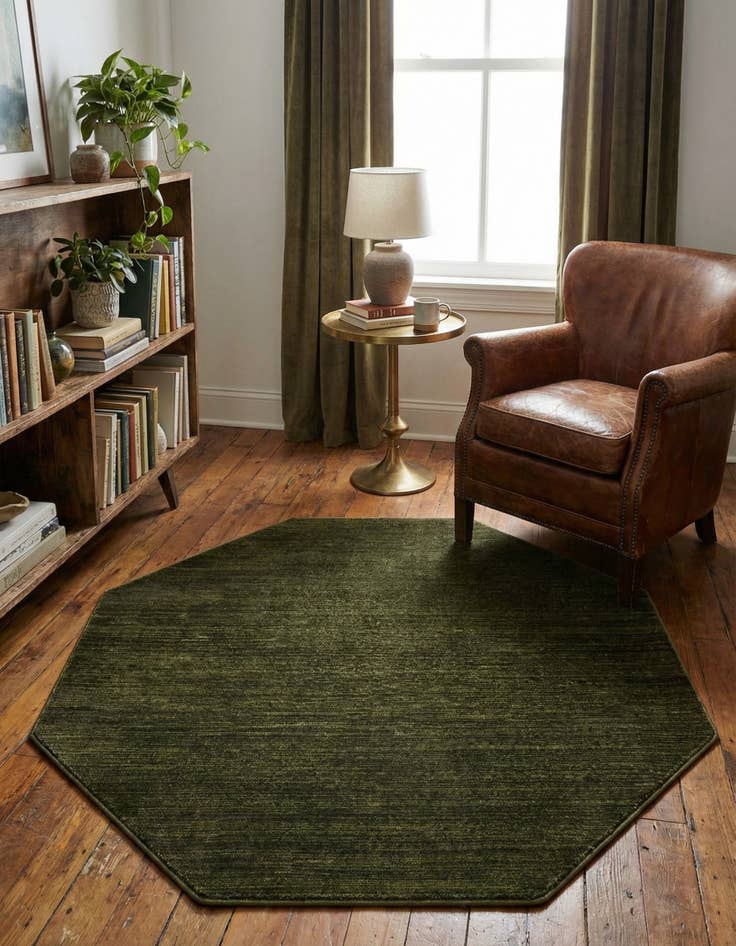 Detail image of  5' 3 x 5' 3 Finsbury Octagon Rug