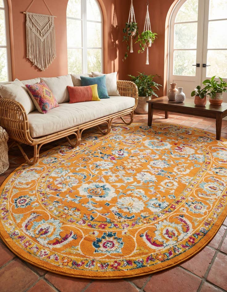 Detail image of 7' 10 x 10' Aurelia Oval Rug