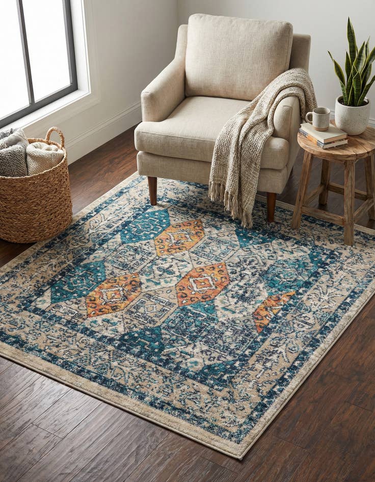 Detail image of 4' x 4' Lola Square Rug