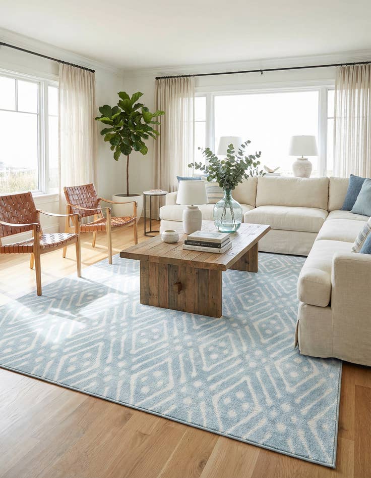 Detail image of 9' x 12' 2 Washable Sabrina Soto Ella Indoor / Outdoor Rug