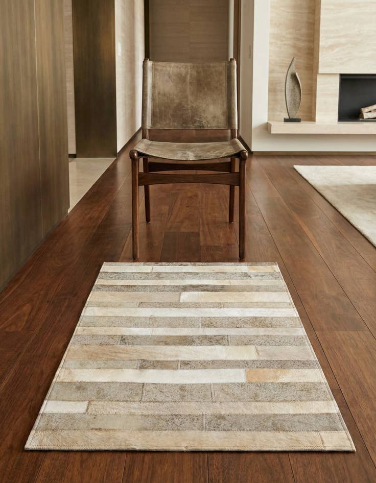 Detail image of 2' 1 x 3' Cowhide Rug