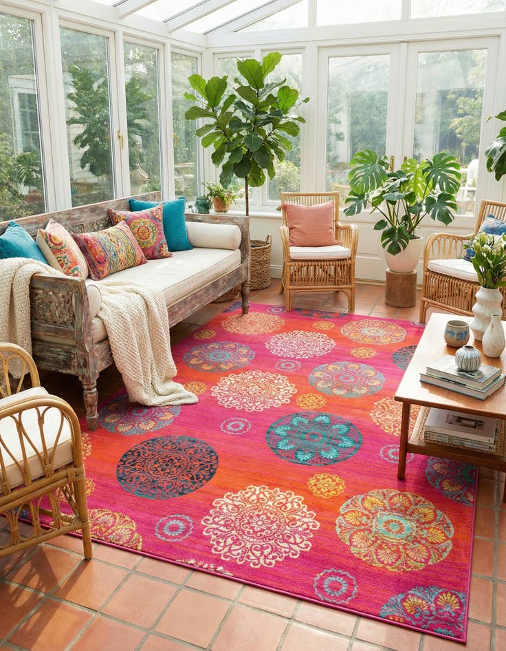 Detail image of 9' x 12' Azalea Rug