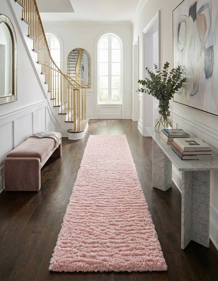 Detail image of 2' 7 x 13' Infinity Shag Runner Rug