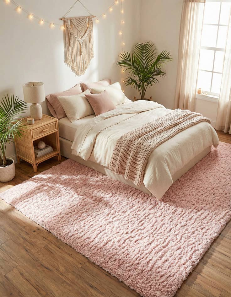 Detail image of 8' x 8' Infinity Shag Square Rug