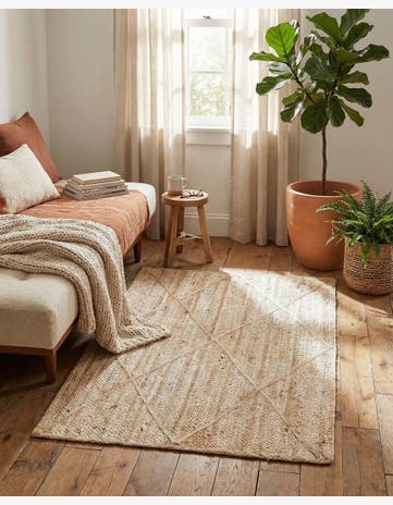 3' 3 x 5' 1 Handmade Braided Jute Rug