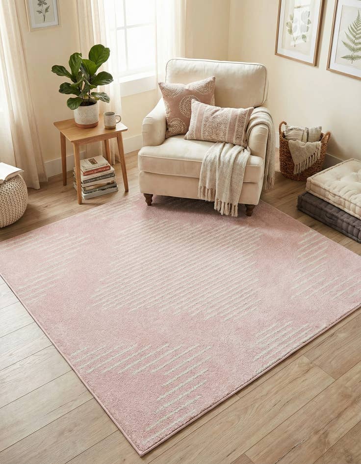 Detail image of 5' 3 x 5' 3 Kai Square Rug