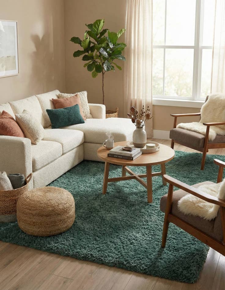 Detail image of 8' x 11' Infinity Shag Rug