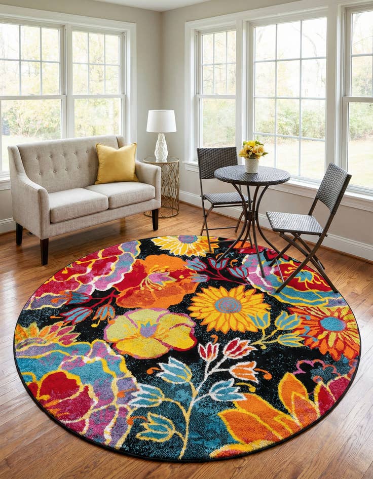 Detail image of 6' x 6' Tuscany Round Rug