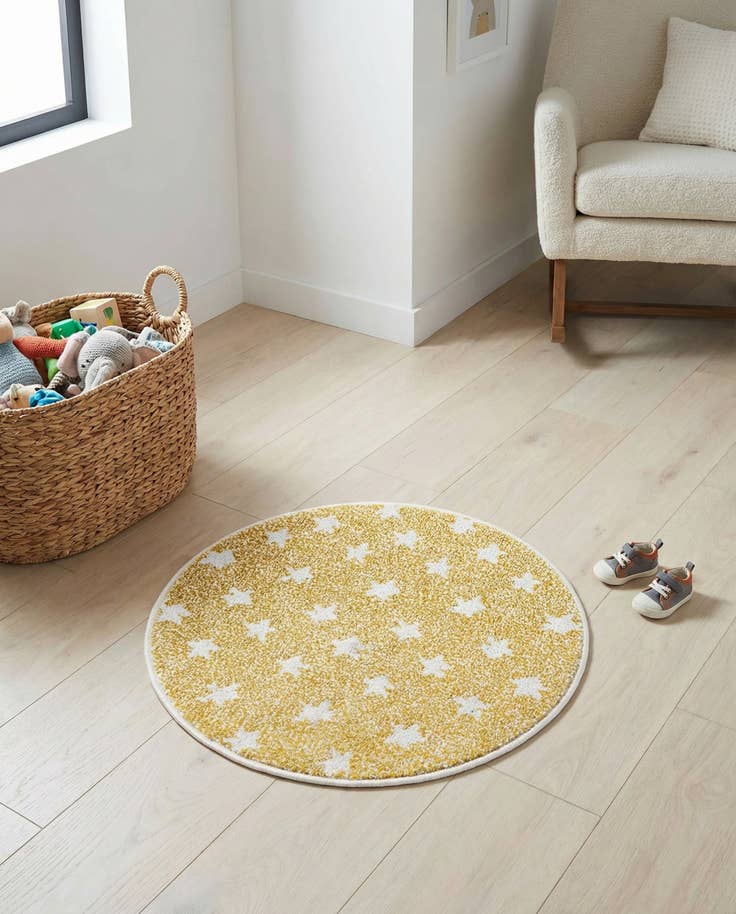 Detail image of 2' 2 x 2' 2 Whimsy Kids Round Rug