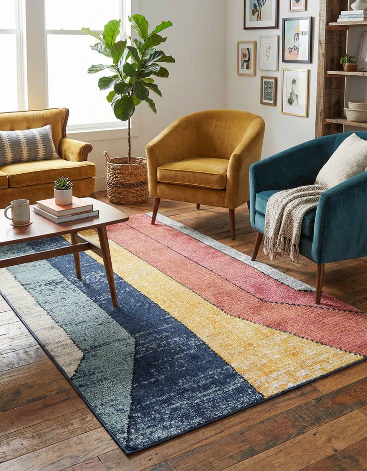 Detail image of 5' 3 x 8' Tagine Rug