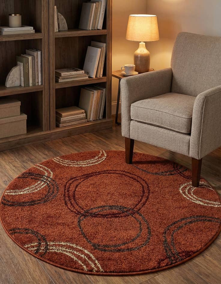 Detail image of 3' 3 x 3' 3 Harvest Round Rug