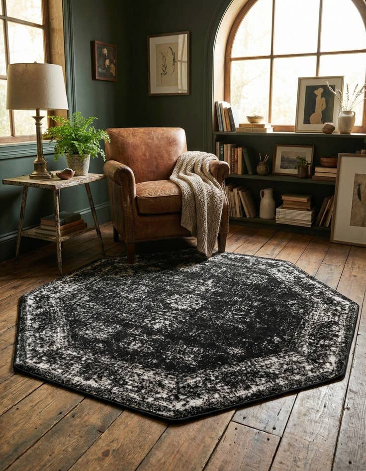 Detail image of 5' 3 x 5' 3 Monte Carlo Octagon Rug