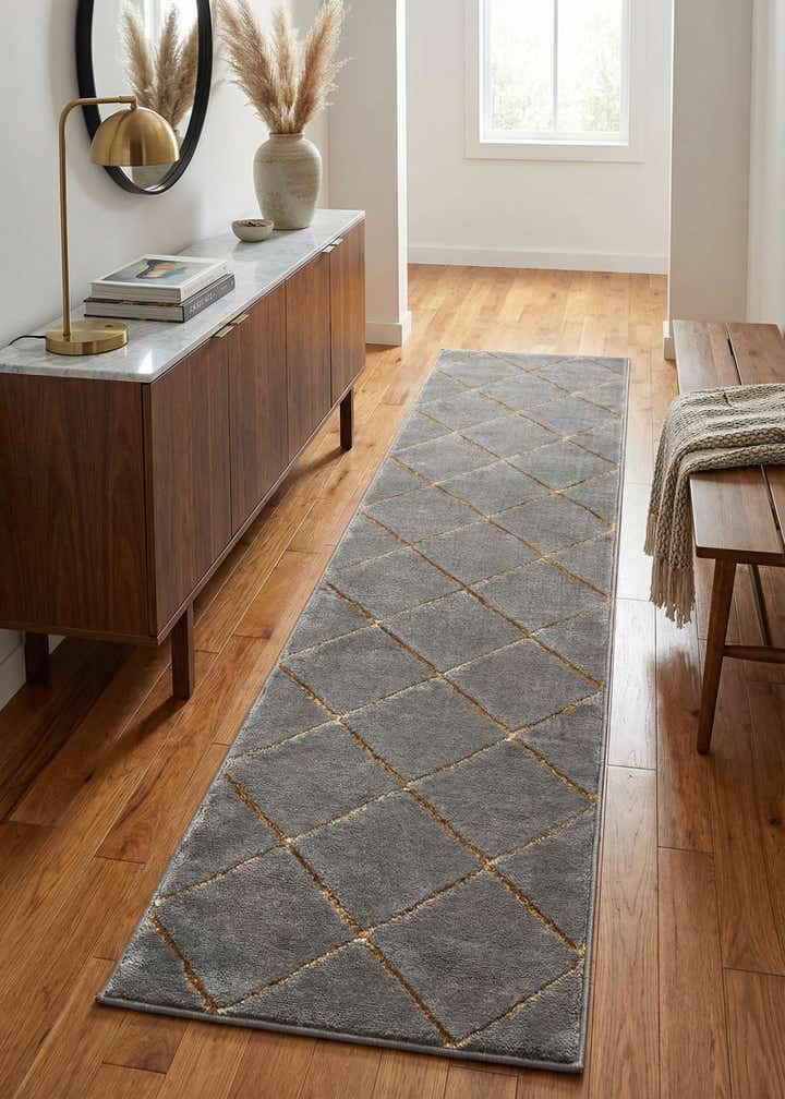 2' x 8' Vogue Geo Runner Rug