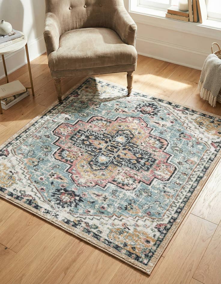 Detail image of 3' 3 x 3' 3 Medina Square Rug