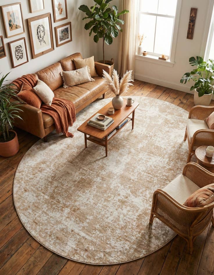 Detail image of 5' 3 x 8' Aurora Oval Rug