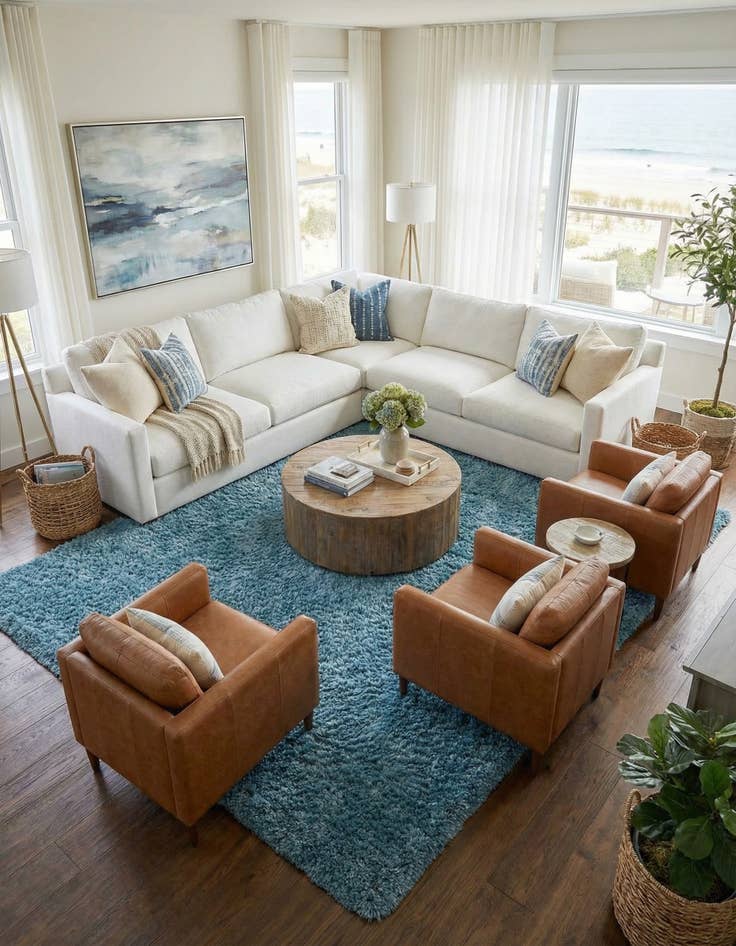 Detail image of 10' x 13' Infinity Shag Rug