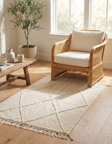 3' 5 x 4' 10 Hand Woven Kilim Modern Wool Rug