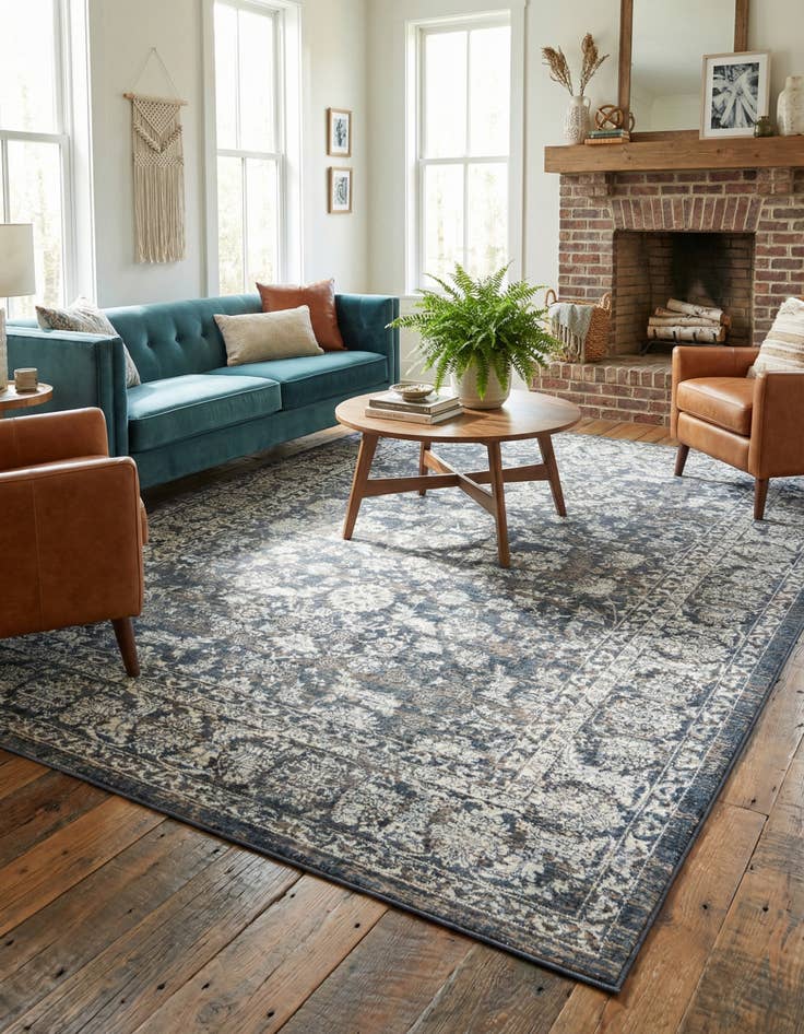 Detail image of 9' x 12' Uptown Central Park Rug