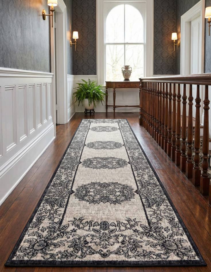 Detail image of 2' 7 x 12' Eco Traditional Runner Rug