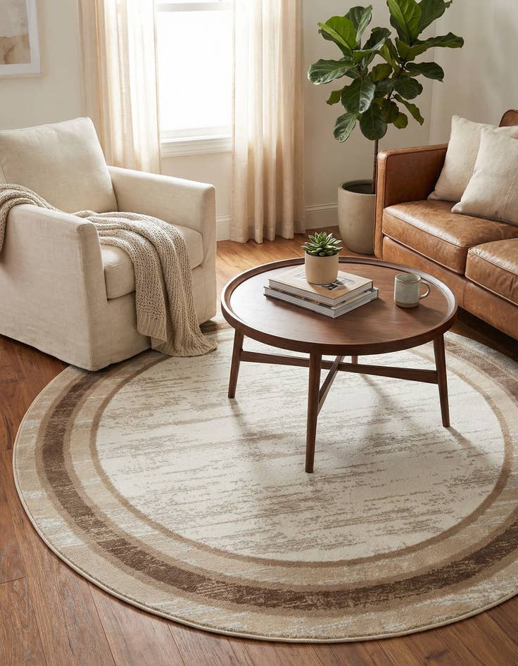 Detail image of 5' 3 x 5' 3 Laguna Round Rug