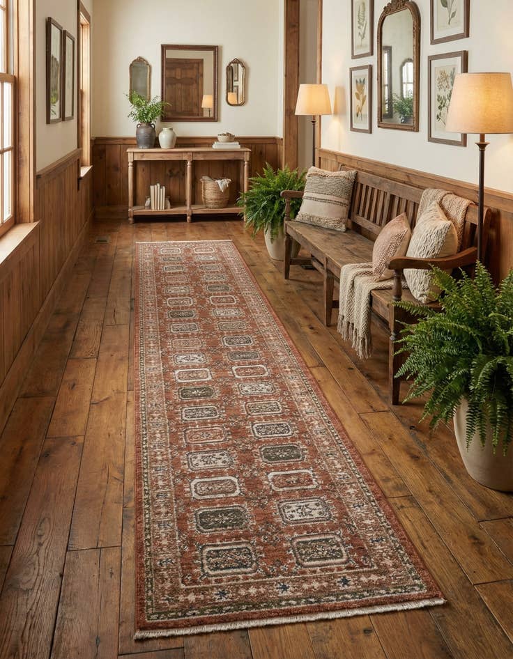 Detail image of 2' 7 x 12' 6 Grand Tradition Runner Rug