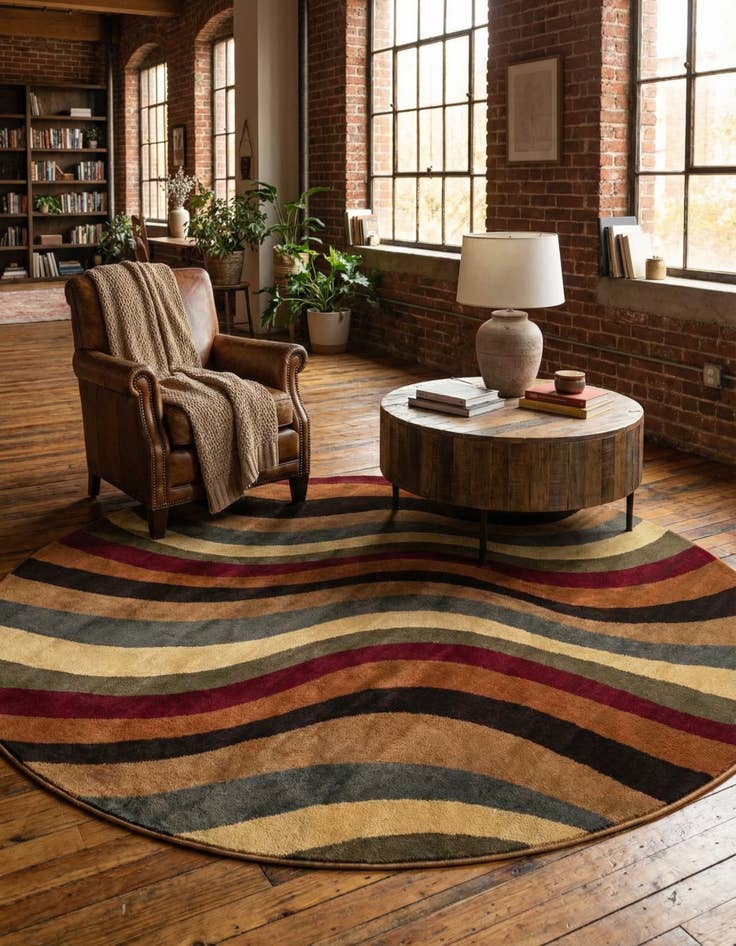 Detail image of 7' 10 x 7' 10 Cafe Round Rug
