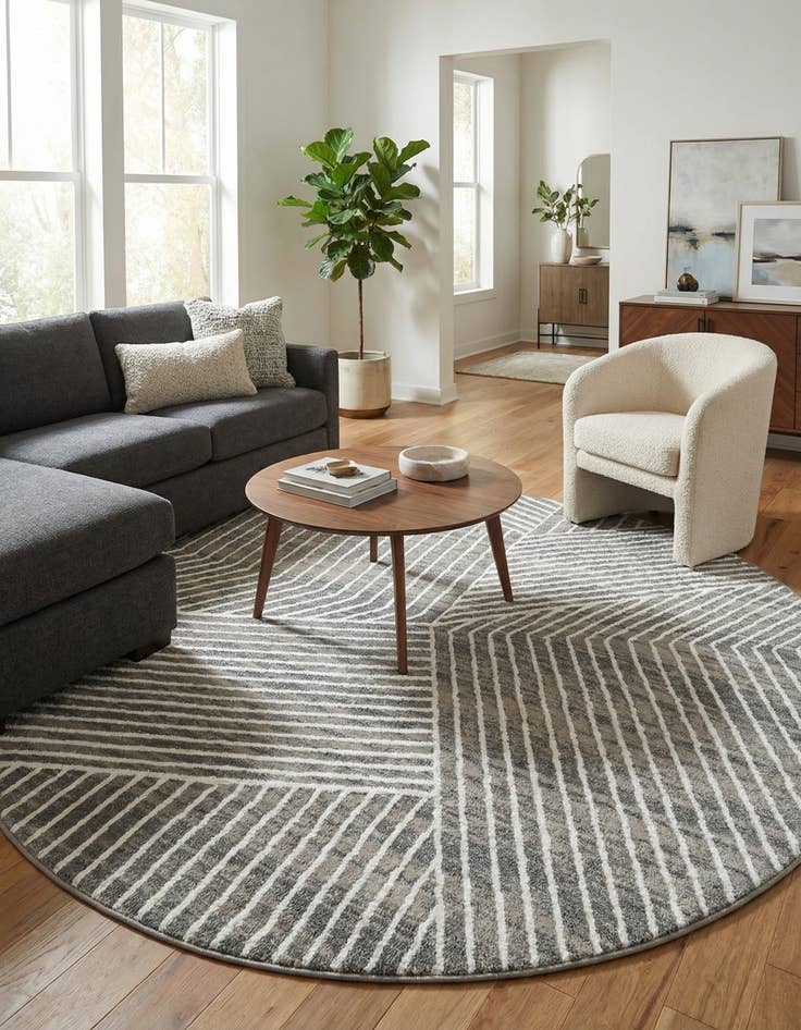 Detail image of 10' x 10' Oslo Round Rug