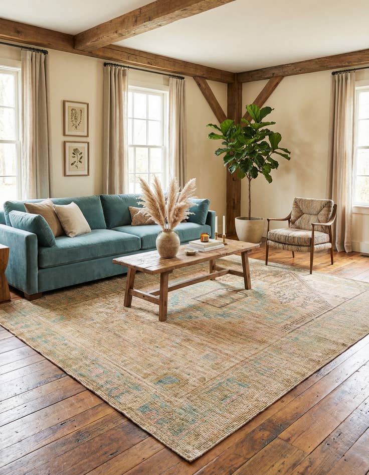 Detail image of 9' x 12'  Hand Woven Chenille Jute Rug