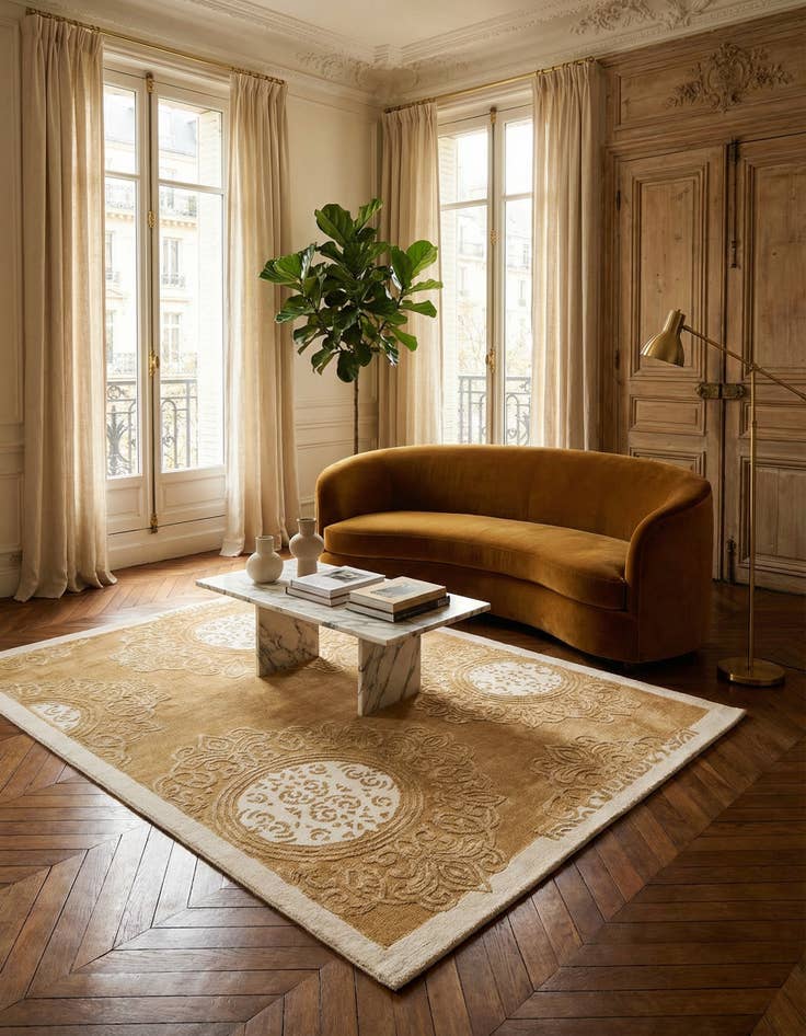 Detail image of 4' 1 x 6' 2 Darya Rug