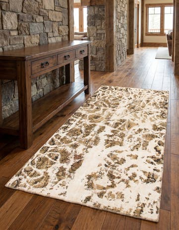 4' 6 x 7' 6 Hand Knotted Ultra Vintage Persian Wool Runner Rug