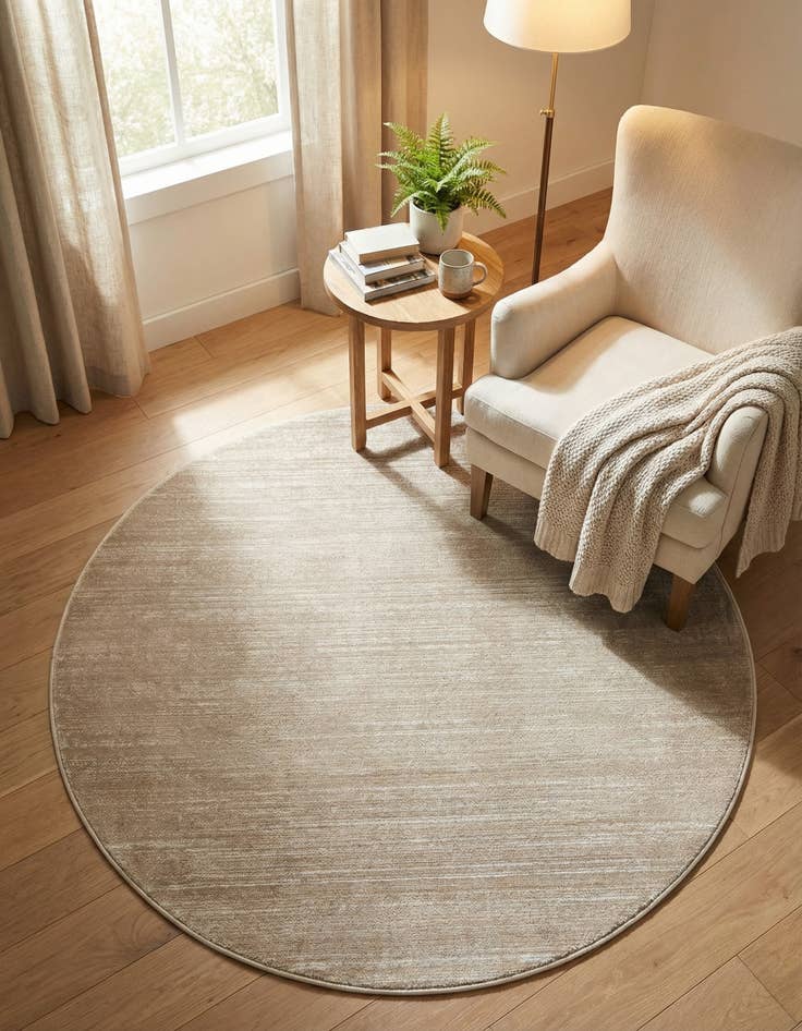 Detail image of 5' 3 x 5' 3 Uptown Madison Avenue Round Rug