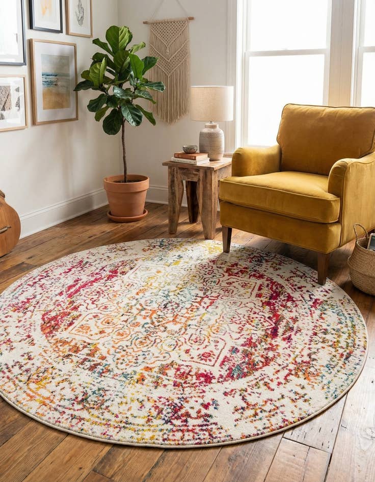 Detail image of 7' x 7' Arlington Round Rug
