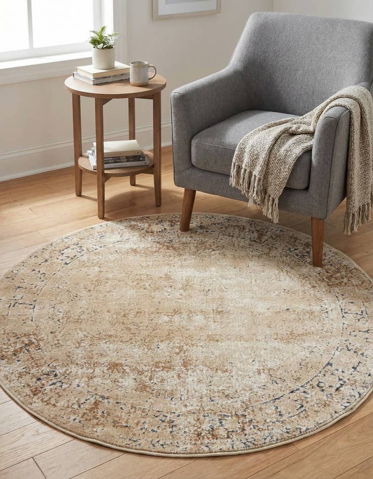 Detail image of 4' x 4' Eliza Round Rug