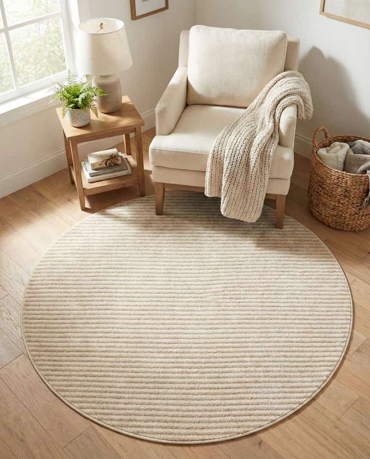 5' x 5' Contour Round Rug