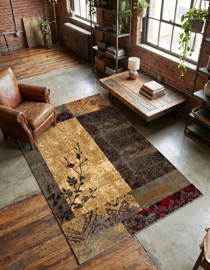 Detail image of 5' 3 x 8' Coffee Shop Rug