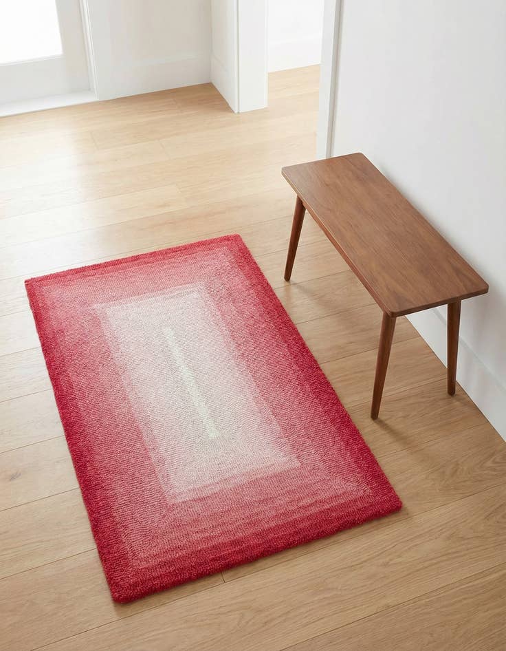 Detail image of 2' x 3' 1 Ombre Wool Rug