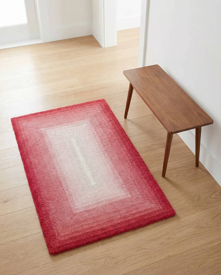 Detail image of 2' x 3' 1 Ombre Wool Rug