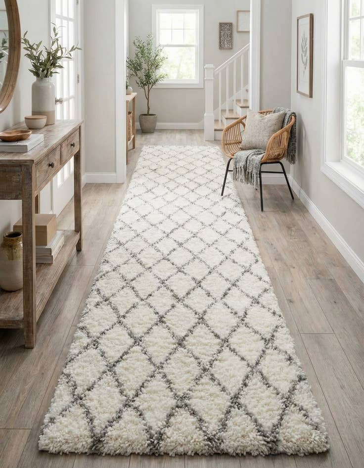 Detail image of 3' 3 x 16' 5 Marrakesh Shag Runner Rug