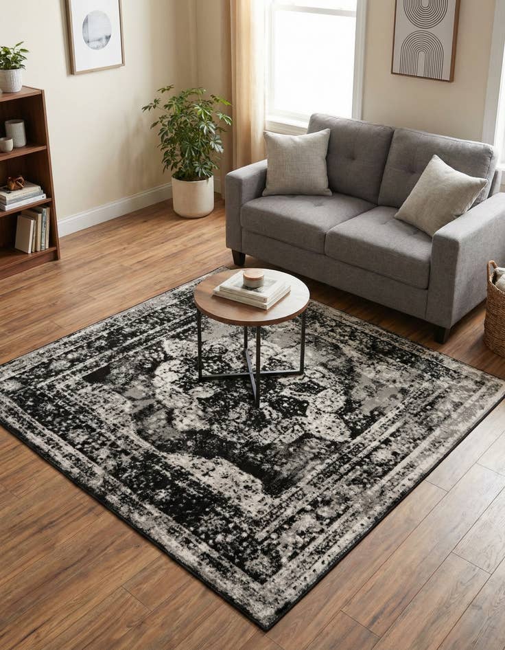 Detail image of 5' 3 x 5' 3 Monte Carlo Square Rug