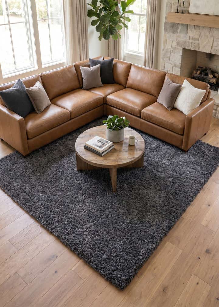 10' x 10' Zermatt Shag Square Rug