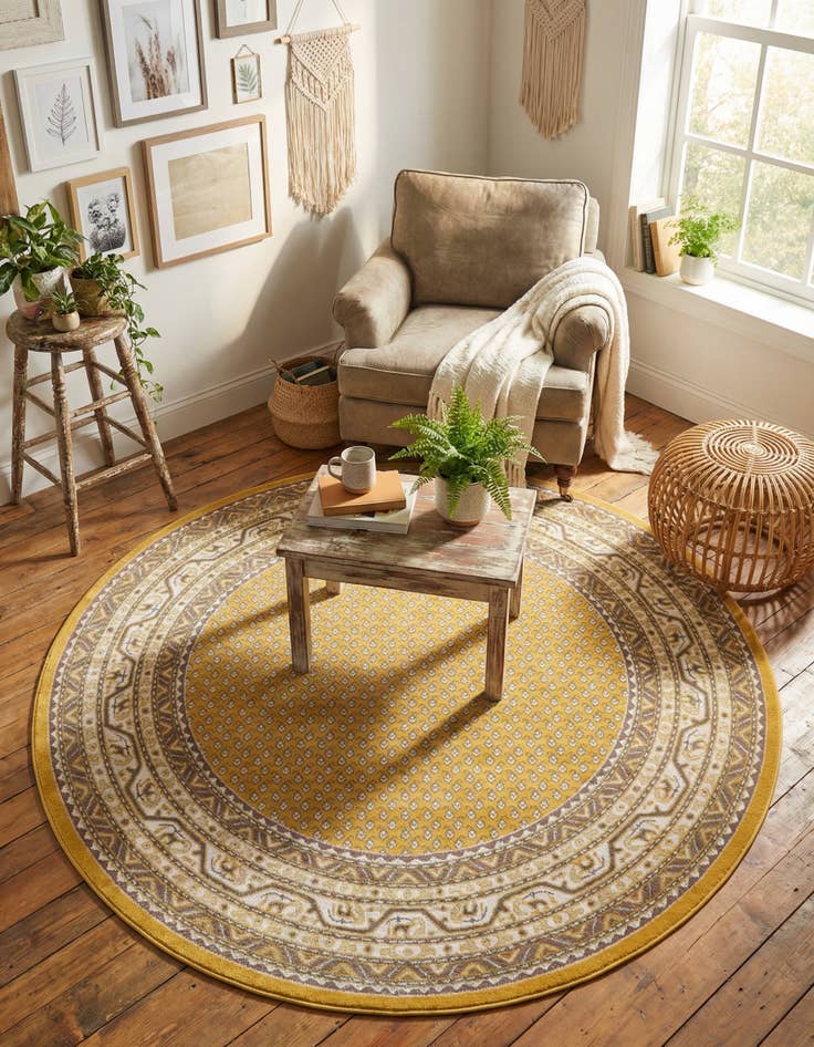 Detail image of 5' 3 x 5' 3 Tribeca Round Rug