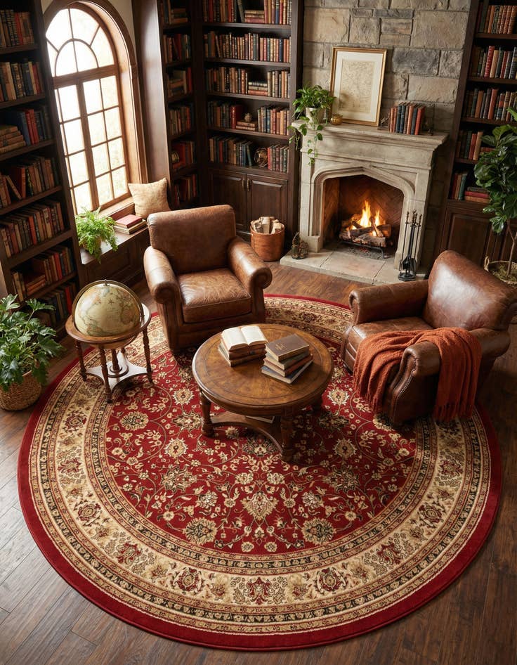 Detail image of 10' x 10' Yasmin Round Rug