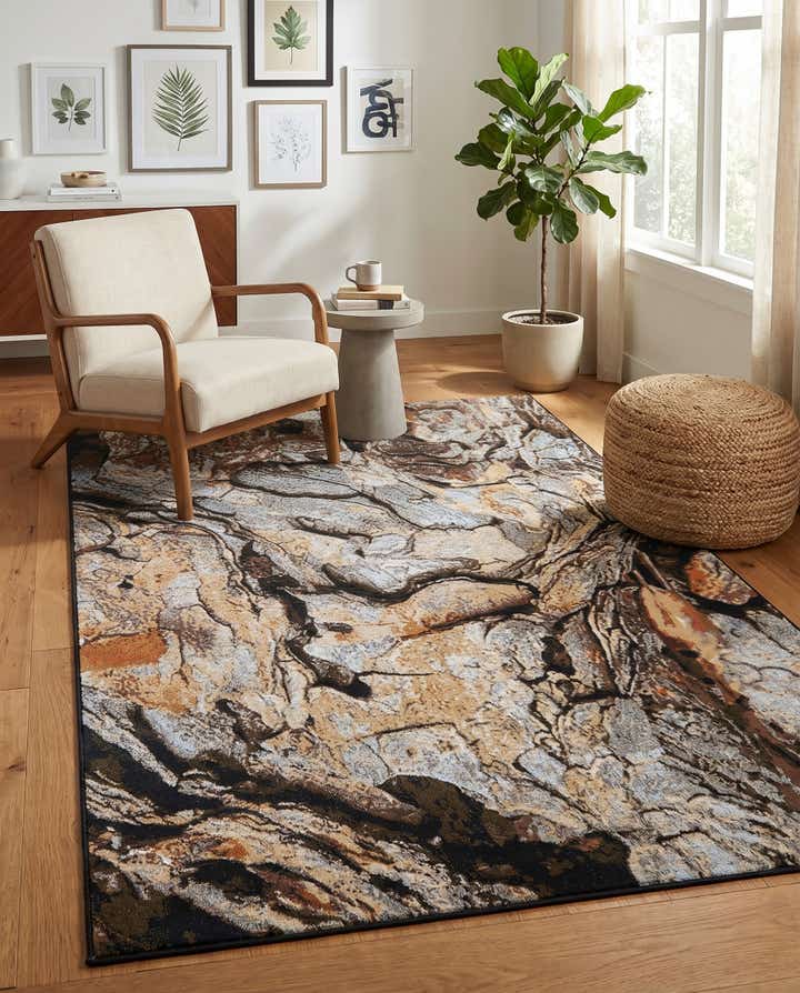 5' x 8' Easy-Clean Modern Indoor / Outdoor Rug