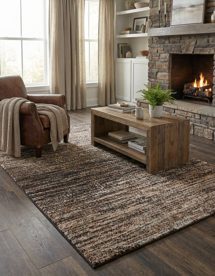 Detail image of 5' x 8' Sepia Rug