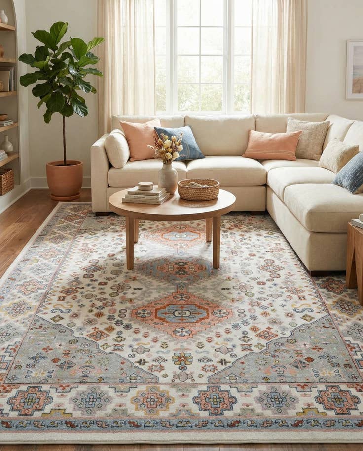 Detail image of 9' x 12' Kamala Washable Rug