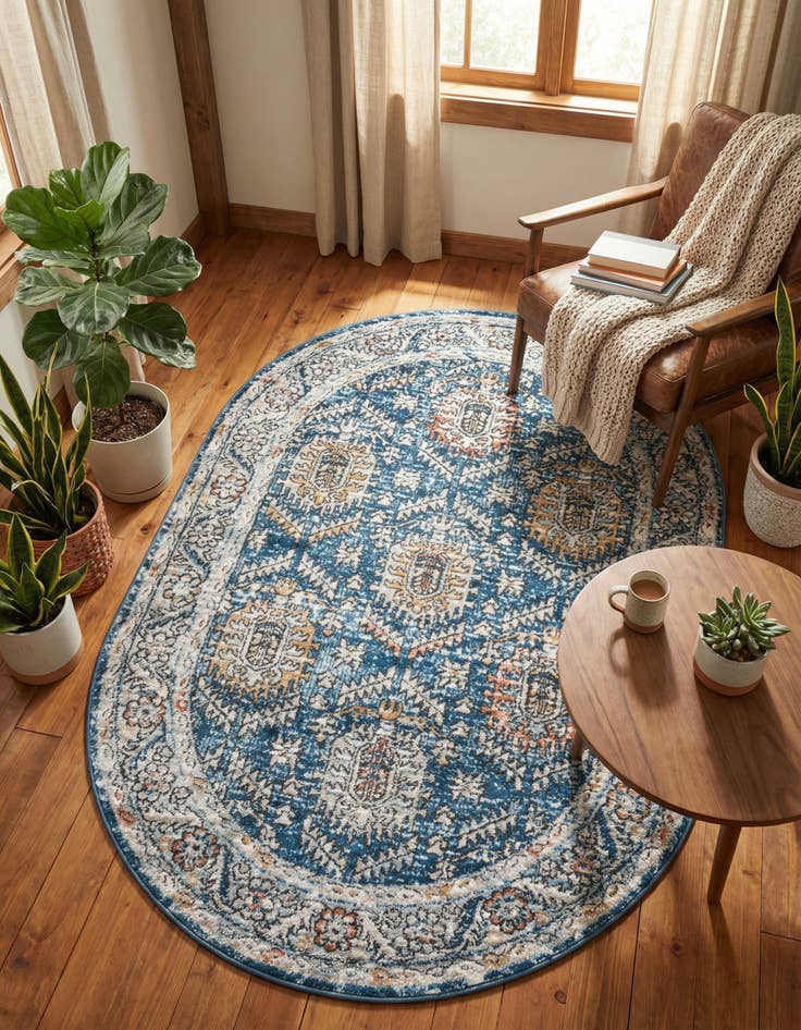 Detail image of  4' x 6' Nyla Oval Rug
