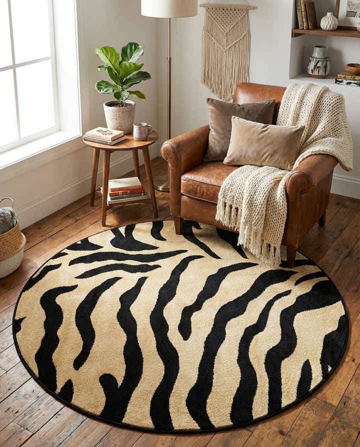 4' x 4' Savannah Round Rug